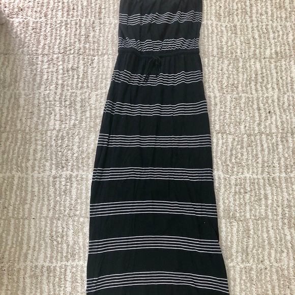 Banana Republic Strapless Striped Maxi Dress - Picture 2 of 3